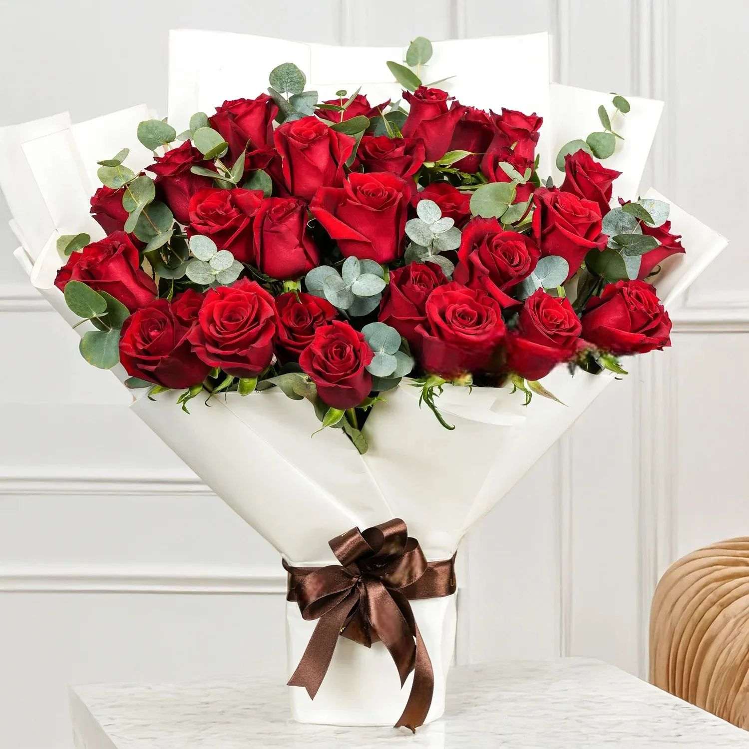 Red Rose Elegance Bouquet - Ward and Haneen - Buy Flower in hawally, Kuwait