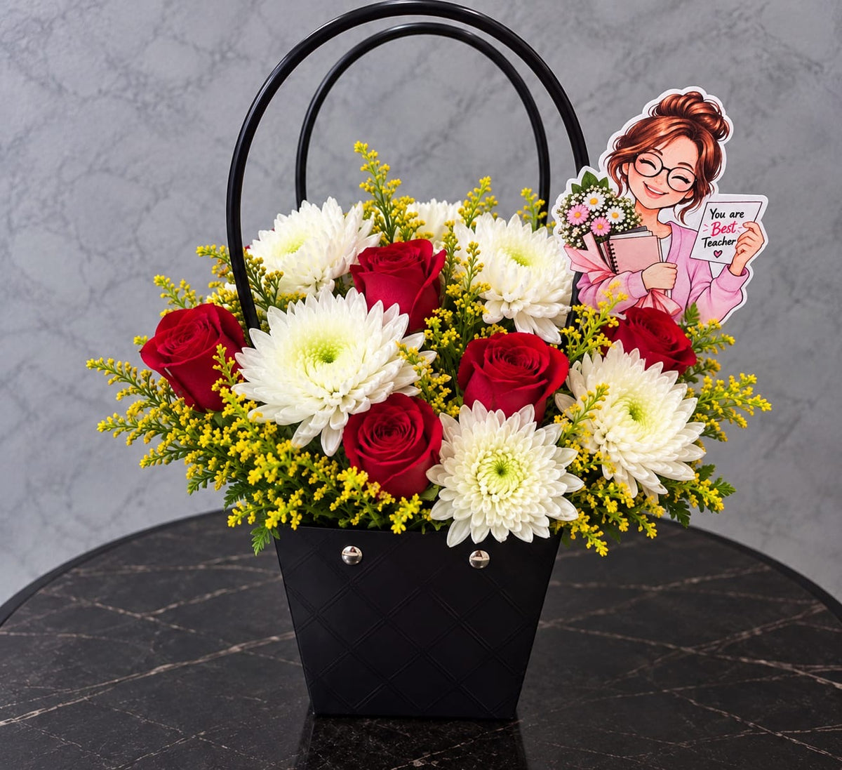 Teacher Floral Bag 