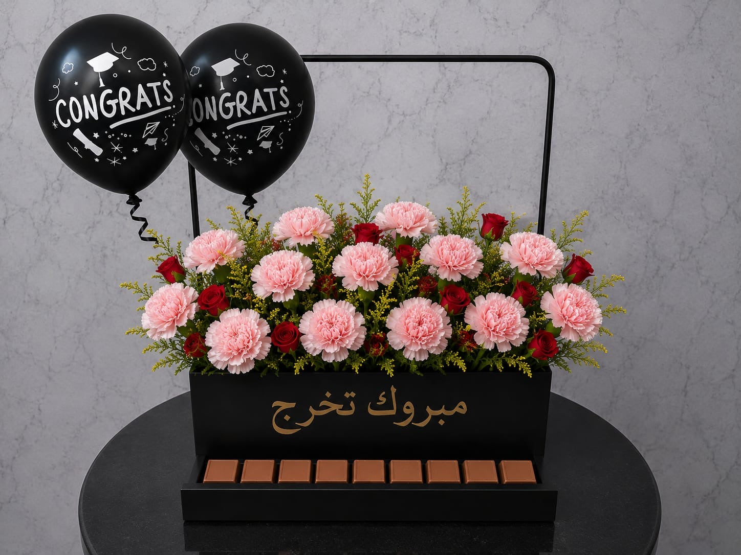 Luxury Graduation Flowers & Chocolates