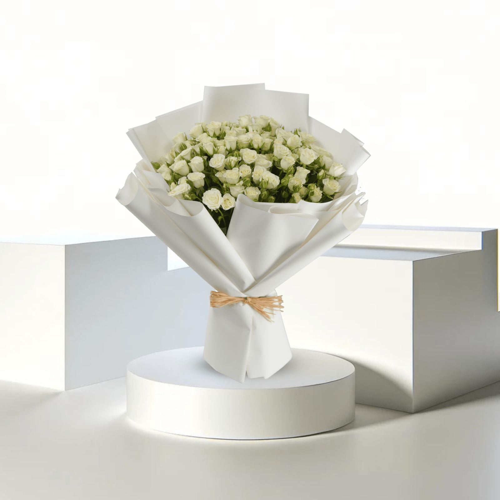 Ivory Whisper 50 stems baby rose
