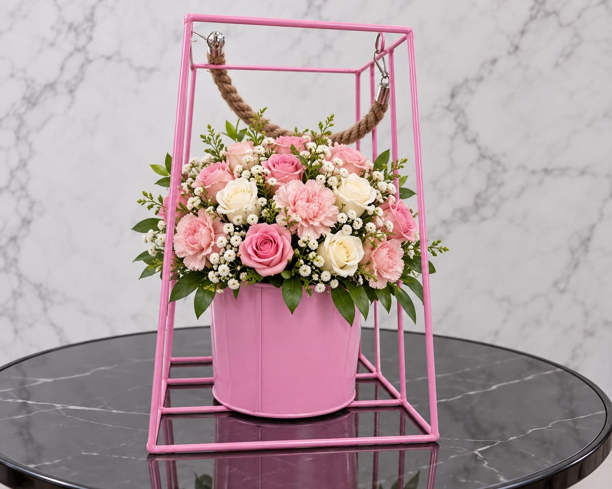 Pink Garden Swing