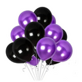 Black & Purple 10 Pcs Balloons Collection