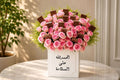 Pink Roses & Chocolate Luxury Arrangement - Ward and Haneen - Buy Flower in hawally, Kuwait