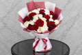 Red & White Floral Bouquet