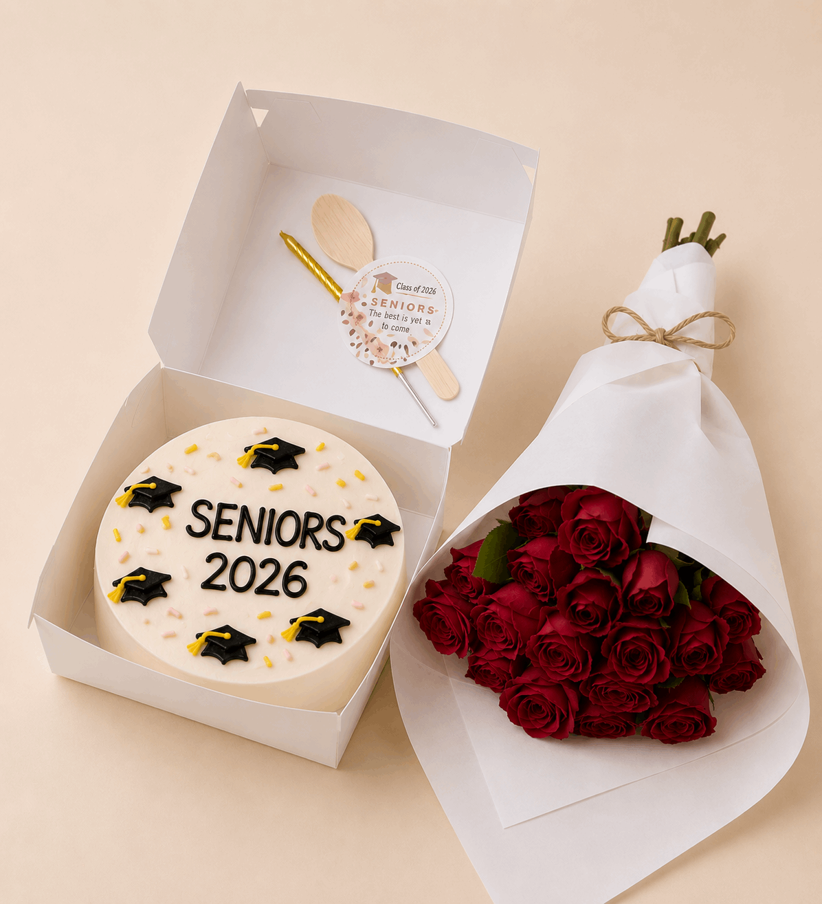 Senior 2026 Celebration Combo - Ward and Haneen - Buy Flower in hawally, Kuwait