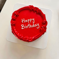 Classic Red Birthday Lunchbox Cake