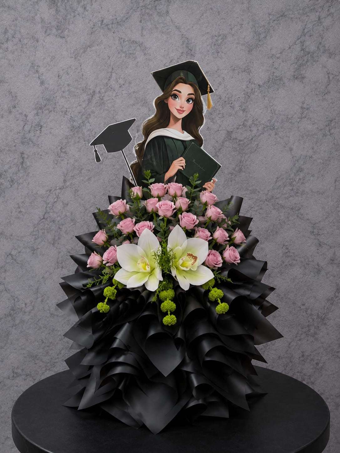 🎓 Graduation Bloom Elegance Arrangement - Ward and Haneen - Buy Flower in hawally, Kuwait
