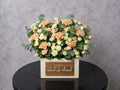 Peach Serenity Box - Ward and Haneen - Buy Flower in hawally, Kuwait
