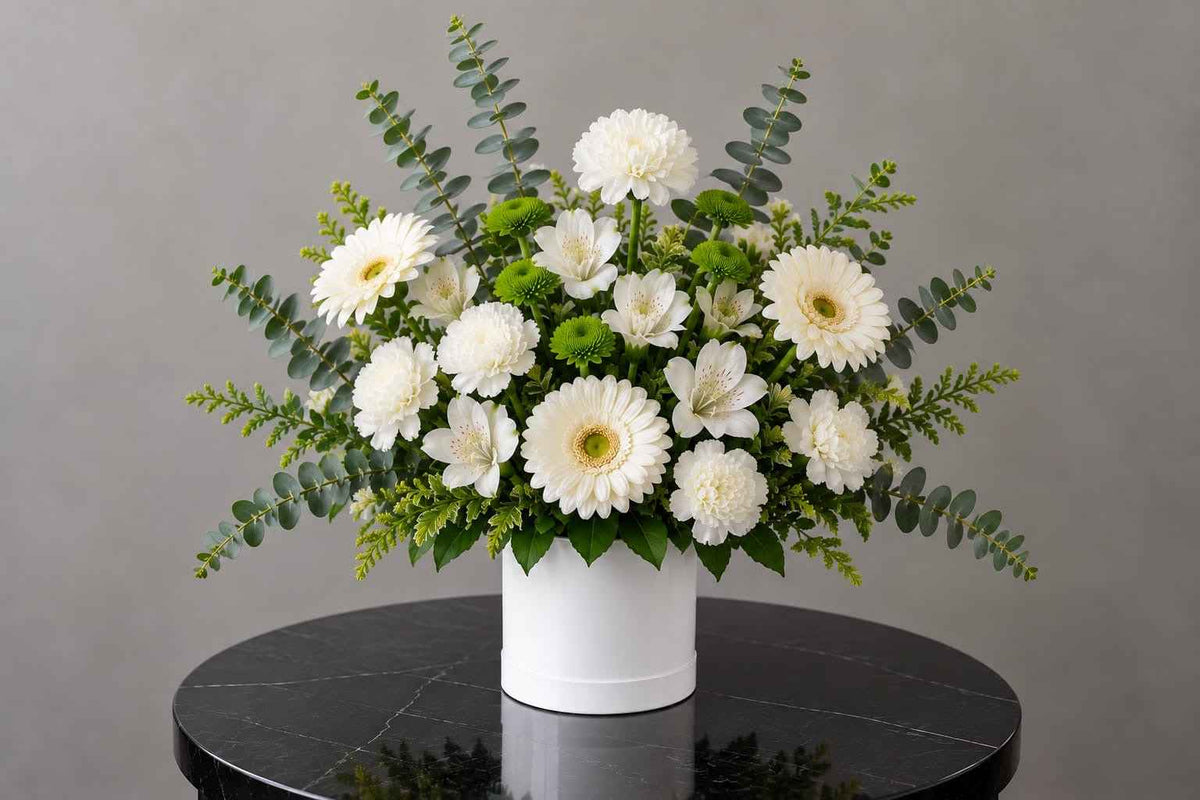White Freedom Vase
