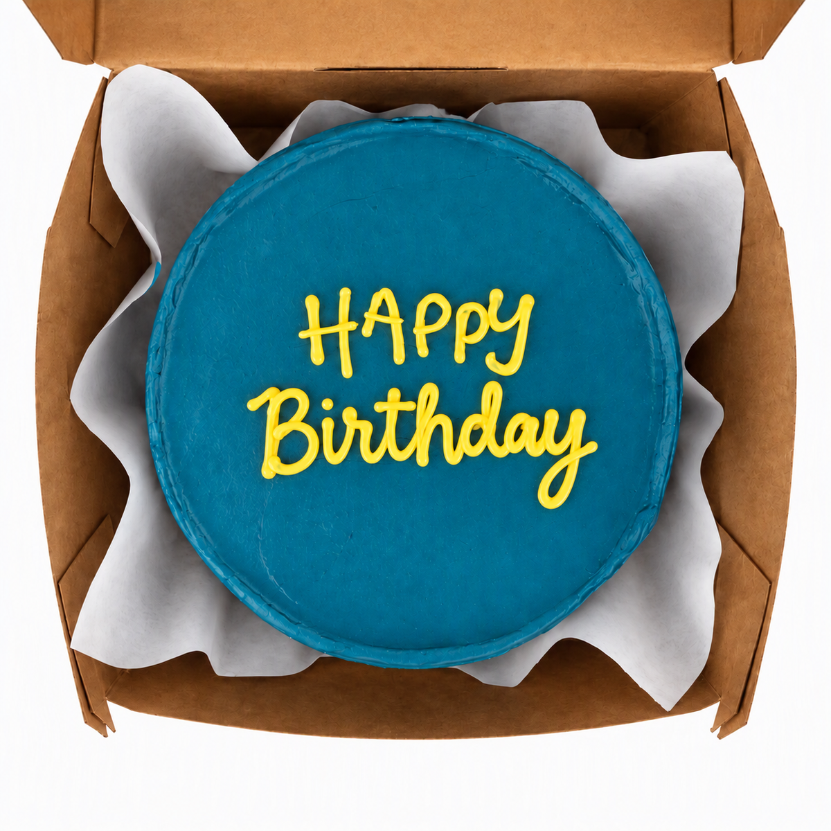 Blue Birthday Lunchbox Cake
