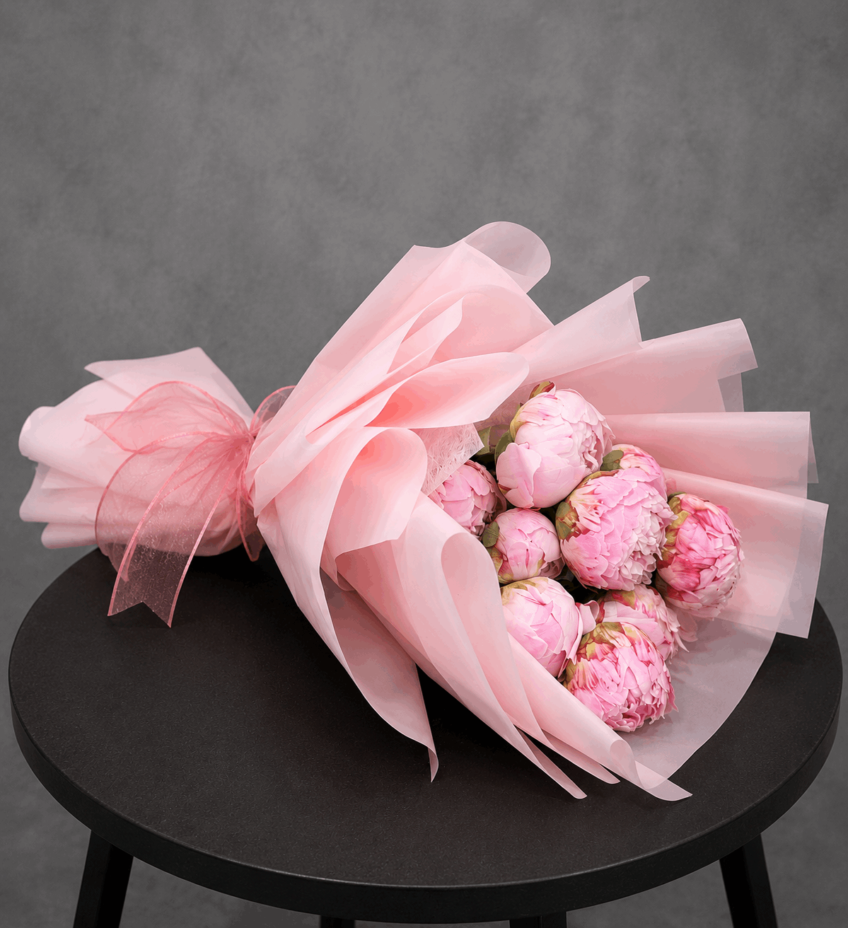 Soft Pink Peony Bouquet - Ward and Haneen - Buy Flower in hawally, Kuwait