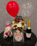 Birthday Celebration Gift Combo - Ward and Haneen - Buy Flower in hawally, Kuwait