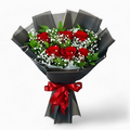 6 Red Roses premium boutiquet