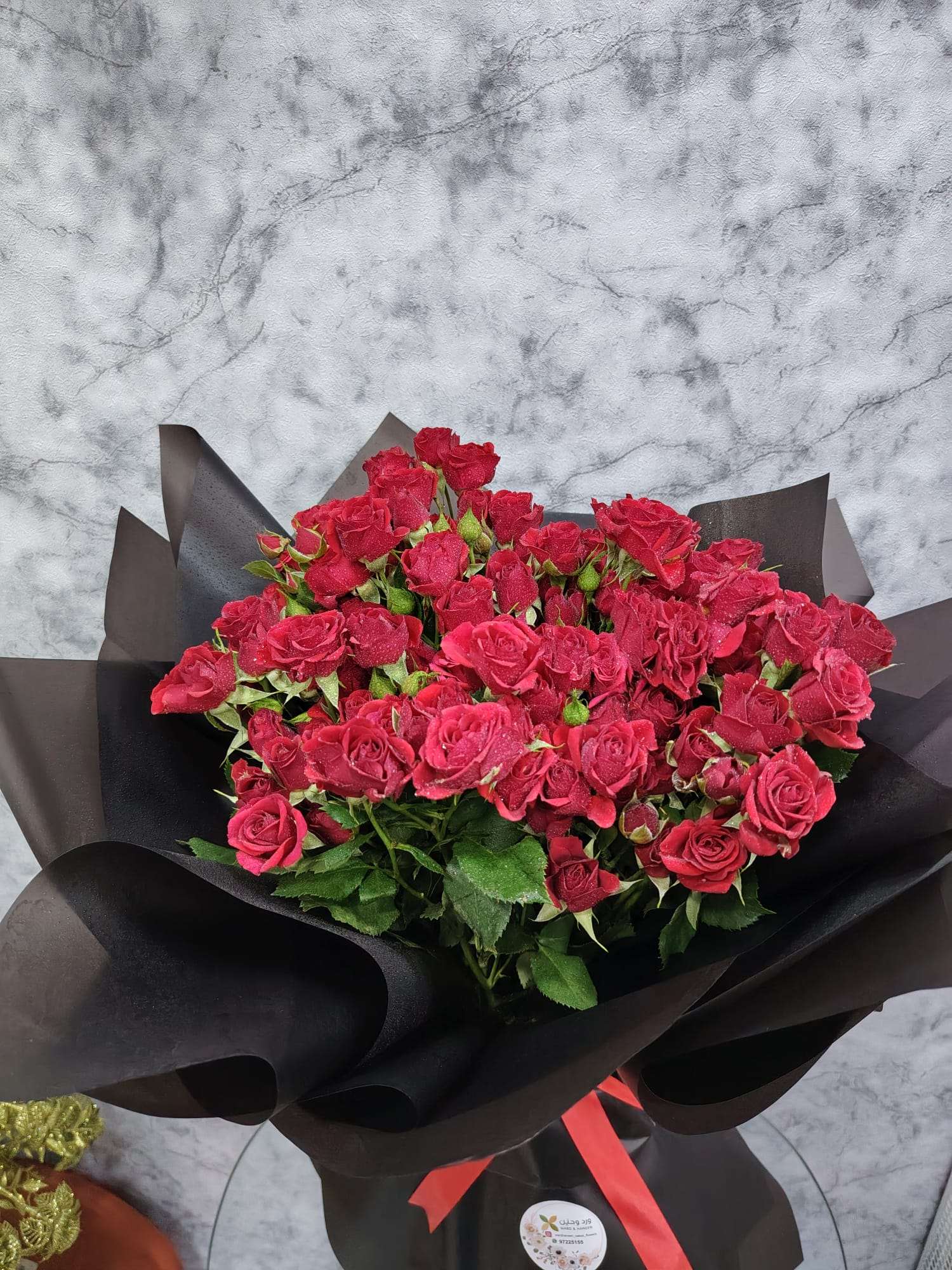 Red Charm Baby Roses 20 stems - Ward and Haneen - Buy Flower in hawally, Kuwait