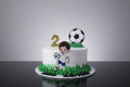 Little Kicker Soccer Birthday Cake – 7 inch / 9 inch