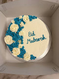 Celestial Bloom Eid Mubarak Cake – 6 inch / 8 inch / 11 inch