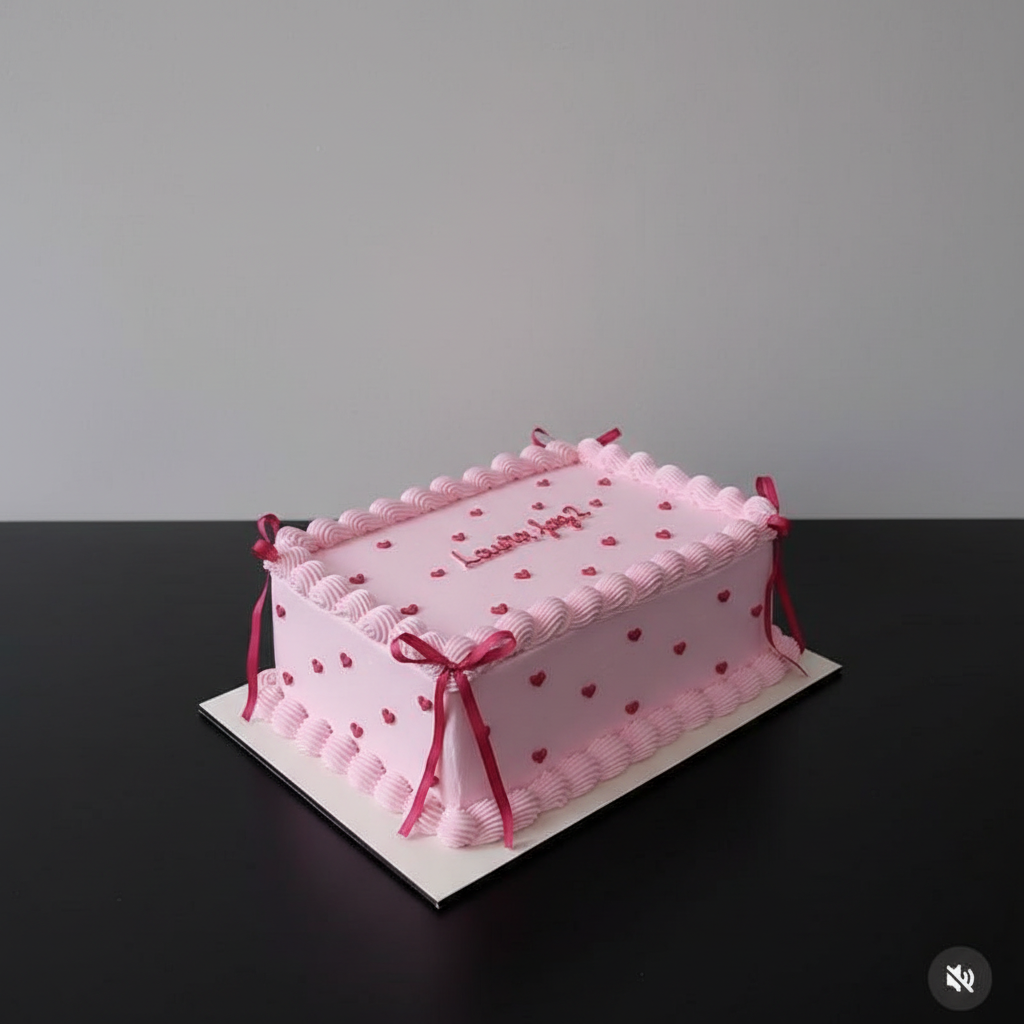 كعكة الشريط الحالم العتيقة (ريترو) – 30x40 سم
