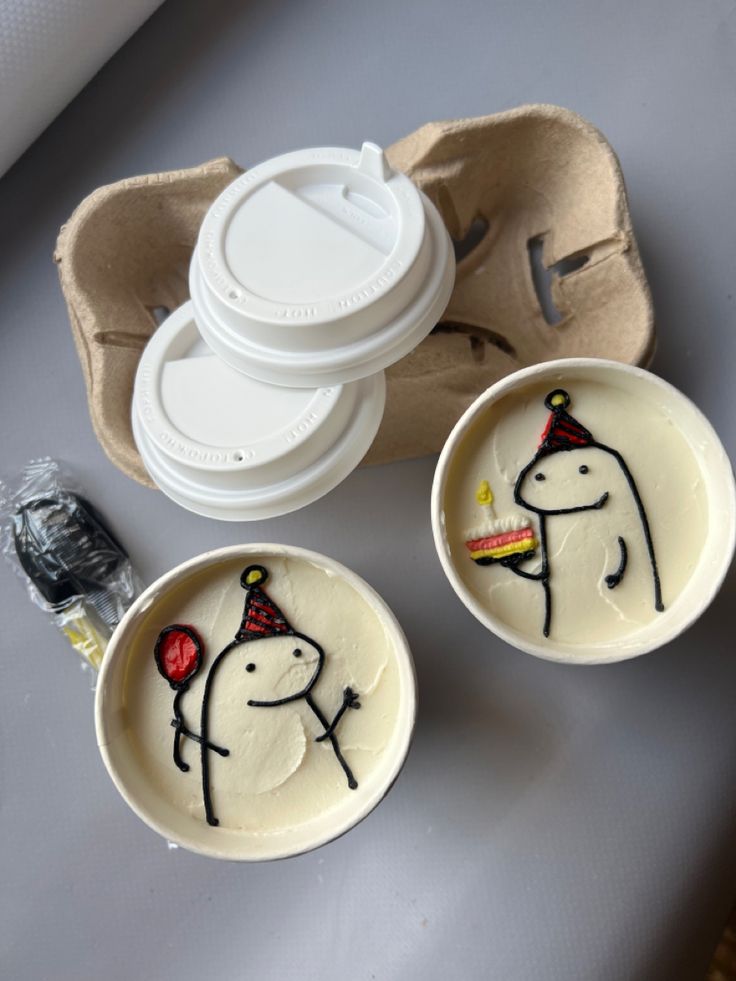 Birthday Flork" Bento Cup Duo