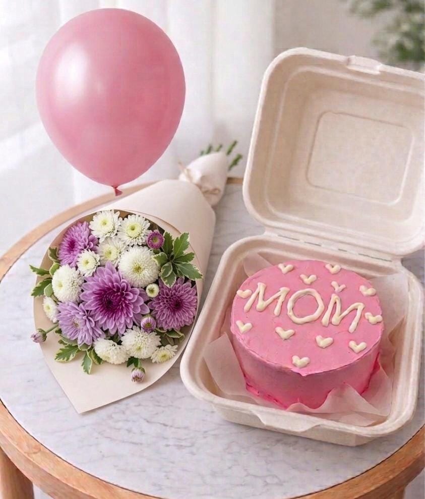 Sweetest Mom" Bento & Bloom Bundle