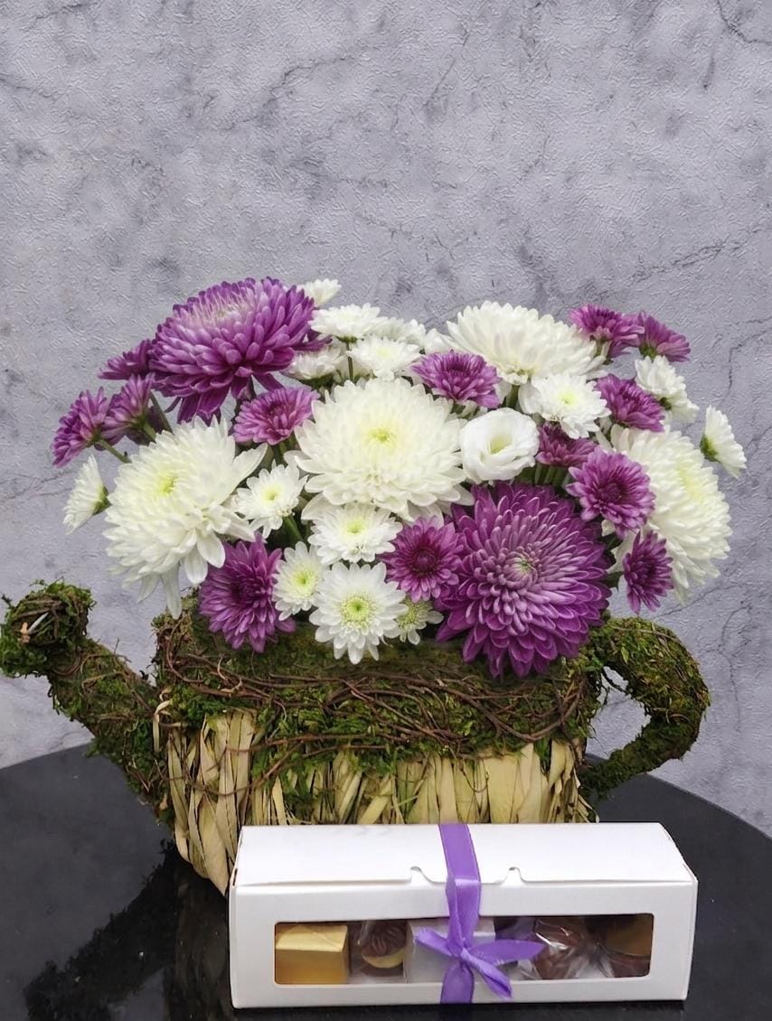 The "Blooming Teapot" Arrangement