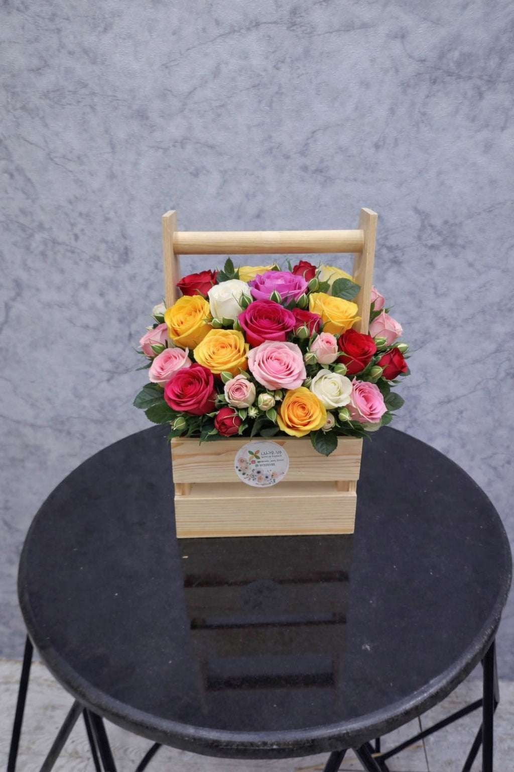 Garden Bliss Basket - Ward and Haneen - Buy Flower in hawally, Kuwait