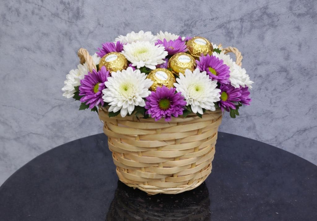 The Golden Amethyst Basket