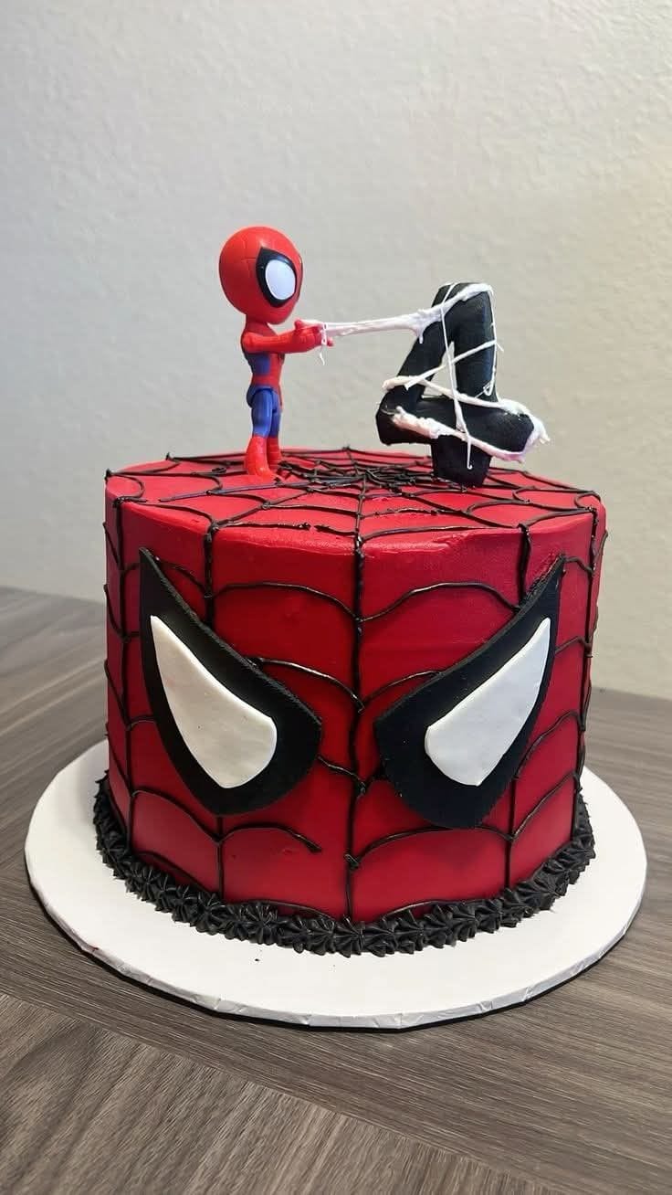 Spidey Web-Slinger Birthday Cake – 7 inch / 9 inch