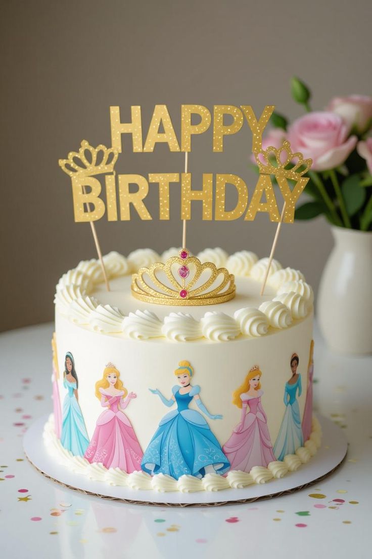 Royal Princess Enchanted Birthday Cake – 7 inch / 9 inch