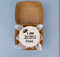 "2025% Done" Graduation Mini Bento Cake