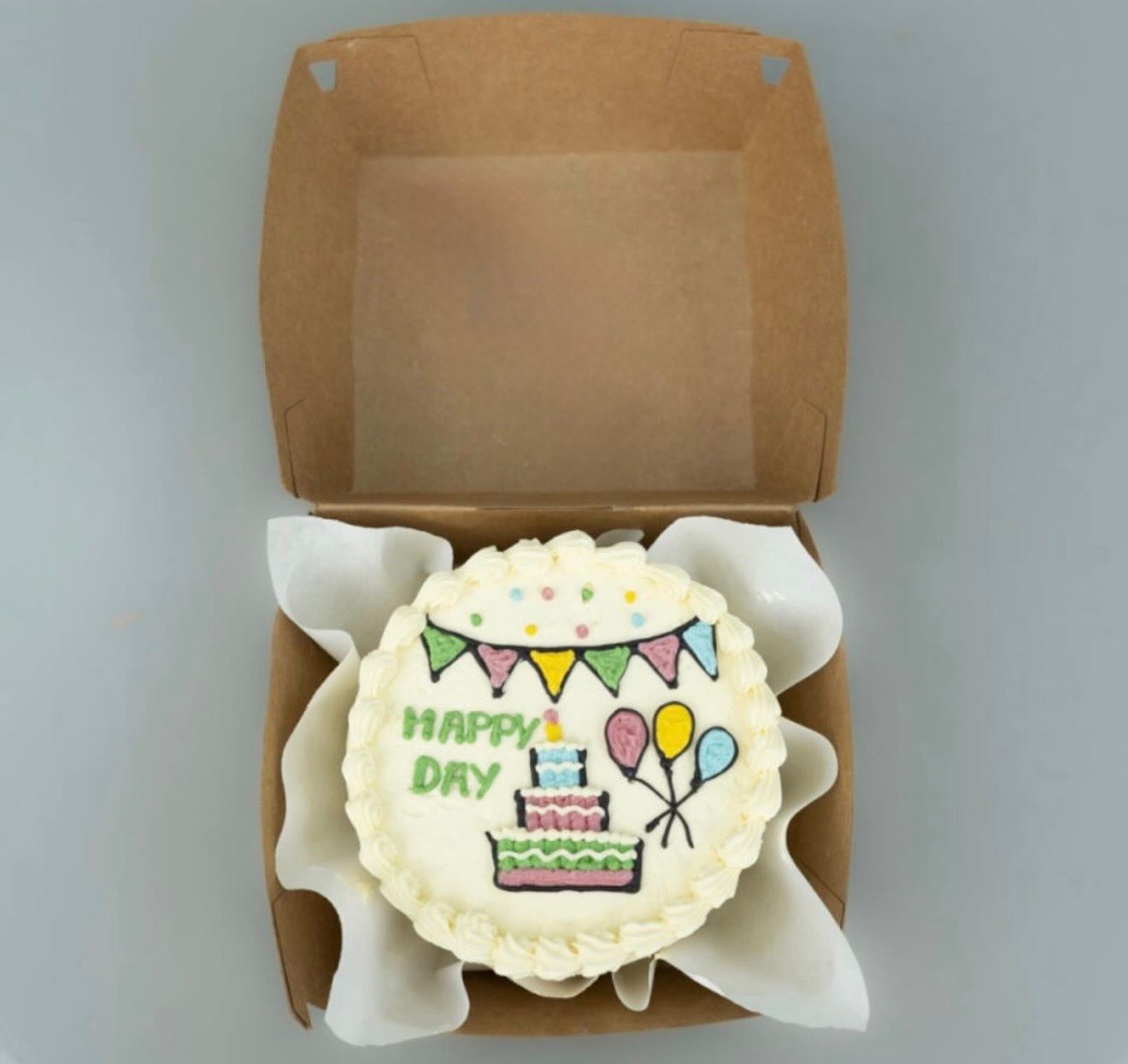 "Happy Day" Celebration Mini Bento Cake