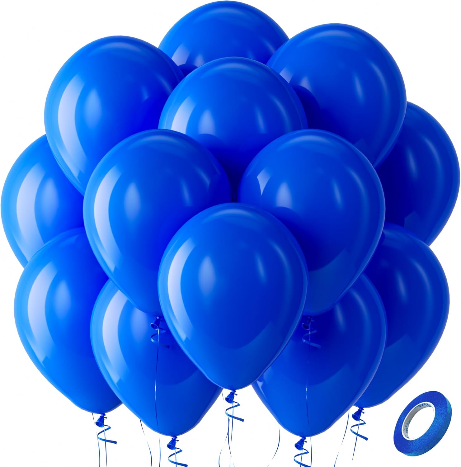 Royal Blue Party Balloons-15pcs